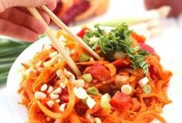 Vibrant Sweet Potato Pad Thai