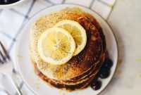 Bright Lemon Poppy Seed Pancakes