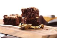 Fudgy Dark Chocolate Tahini Swirl Brownies