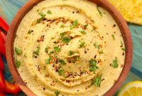 Zesty Lemon Hemp Hummus