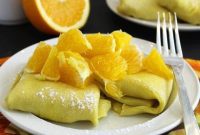 Zesty Orange Ricotta Blintzes