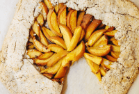 Rustic Vegan Peach Galette