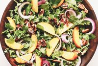 Seared Halloumi and Juicy Peach Medley