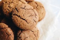 Healthier Ginger Molasses Cookies