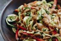 Zesty Thai Zucchini Ribbon Salad