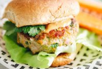 Zesty Thai Turkey Burgers with Peanut Drizzle