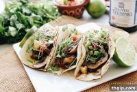 Asian-Inspired Mushroom Tacos with Tropical Pineapple Salsa