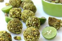 Zesty Raw Key Lime Pistachio Bites