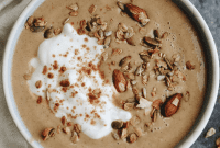 Sweet Potato Pie Flavored Smoothie Bowl