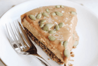 Decadent Vegan Pumpkin Caramel Tart