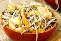 Zesty Ginger Sesame Shrimp Soba Bowl