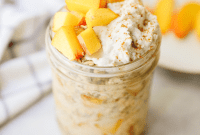 Creamy Peach Overnight Oats