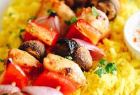 Golden Oven-Baked Chicken Skewers
