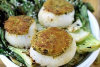 Golden-Seared Scallops with Maple-Glazed Pistachios