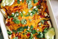 Zesty Black Bean Enchiladas