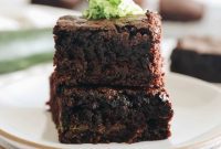 Zesty Zucchini Brownies