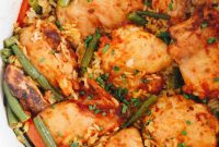 Effortless Skillet Chicken and Rice
