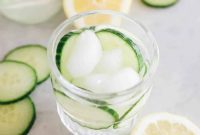 Homemade Cucumber Spa Water