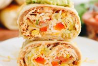 Simple Savory Chicken Burritos
