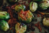 Golden Smashed Brussels Sprouts