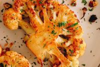 Golden Roasted Cauliflower Steaks