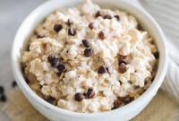 Creamy Cookie Dough Protein Overnight Oats