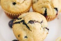 Zesty Lemon Blueberry Muffins