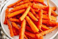 Golden Oven-Baked Carrot Sticks