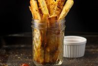 Golden Roasted Yuca Fries