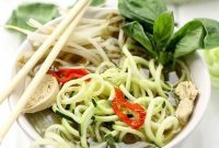 Low-Carb Chicken Zoodle Pho