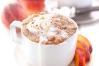 Overnight Peach Cobbler Oatmeal