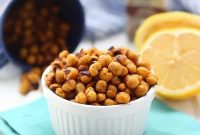 Crispy Lemon Pepper Chickpea Bites