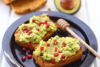 Golden Cornbread Avocado Toast