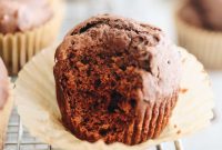 Spiced Chocolate Gingerbread Muffins