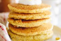 Golden Vegan Corn Pancakes