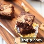 Fudgy Tahini Brownies