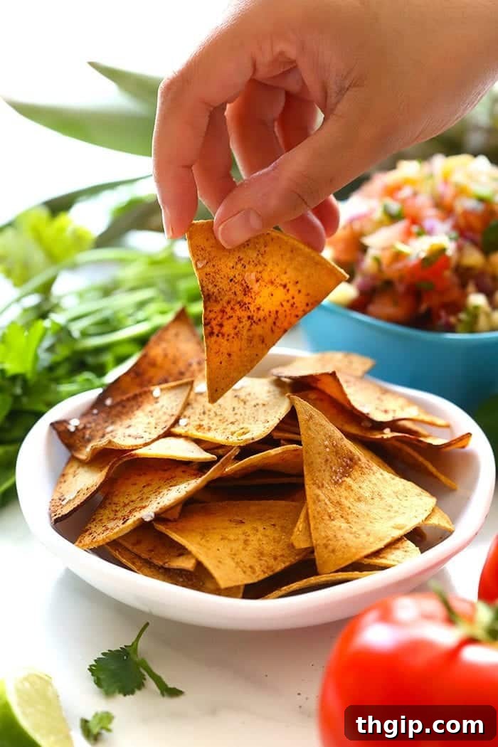Homemade Crispy Tortilla Chips 3 Ditch the processed store-bought chips and learn how to make tortilla chips at home. In three different flavor varieties, you will never need to buy tortilla chips again!