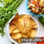 Homemade Baked Tortilla Chips