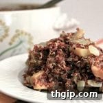 Mushroom Quinoa Casserole - a comforting and healthy vegan recipe