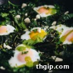 A small image of the finished Green Shakshuka dish for the recipe card.