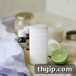 Homemade Bergamot and Lime Deodorant Recipe