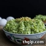 Herby Pesto Egg Salad 4 Delicious Pesto Egg Salad in a serving bowl