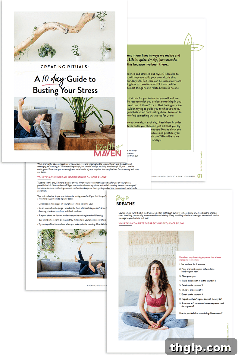 Reclaim Your Calm: A 10-Day Plan 2 Preview of Stress Relief Guide page 1