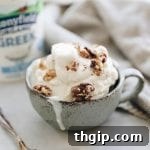 How to make frozen yogurt with just 3 ingredients in your ice cream maker! #frozenyogurt #healthy #dessert