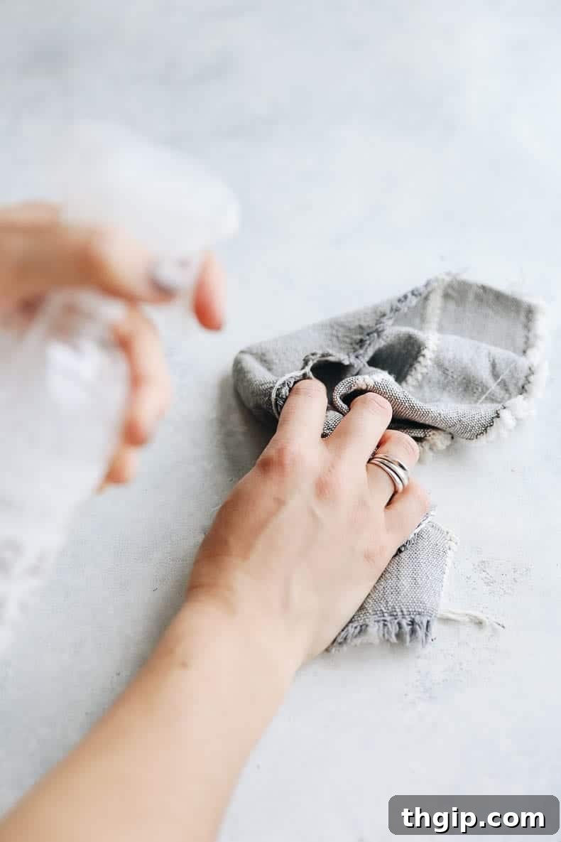 Discover the benefits of using reusable dish towels and napkins for a greener kitchen.