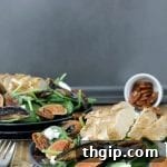 Balsamic Chicken Salad with Figs, Portobellos and Candied Pecans