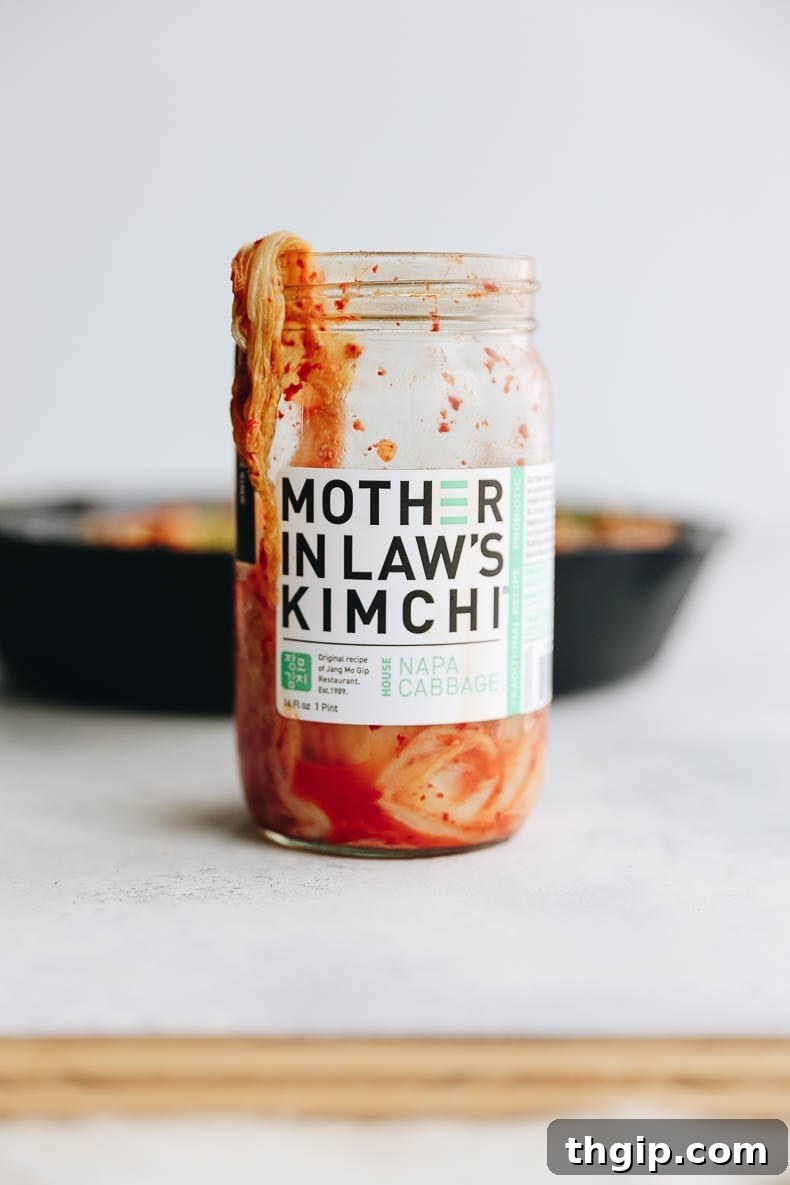 Mother-in-law's kimchi. Our favorite Kimchi for this healthy kimchi fried rice!