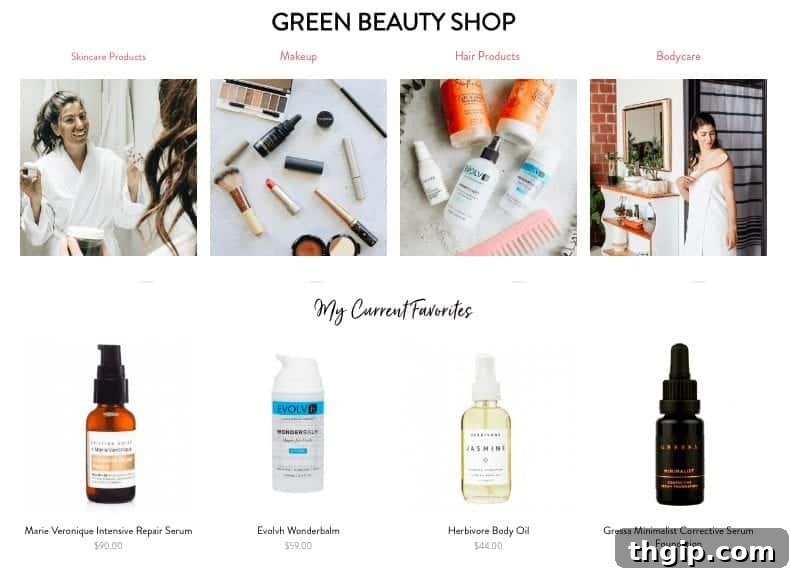 Welcome to Your Green Beauty Haven 3 Various green beauty products laid out on a clean surface