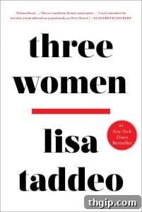 Cozy Up: 5 Books for Your Winter Nights 5 Book cover of Three Women by Lisa Taddeo, featuring a minimalist design.