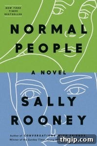 Cozy Up: 5 Books for Your Winter Nights 7 Book cover of Normal People by Sally Rooney, featuring a simple, artistic design.
